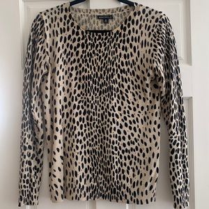 Cheetah print sweater